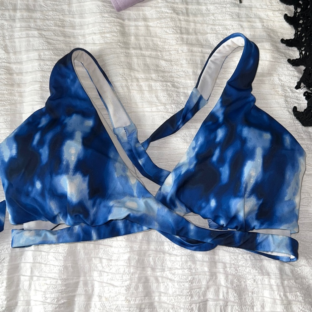 Blue Lucky Brand bikini top